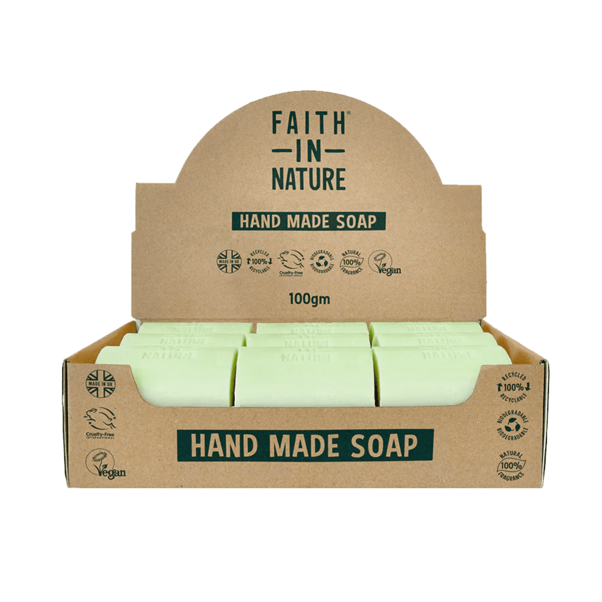 Faith In Nature Soap Bar: Cucumber & Aloe Vera