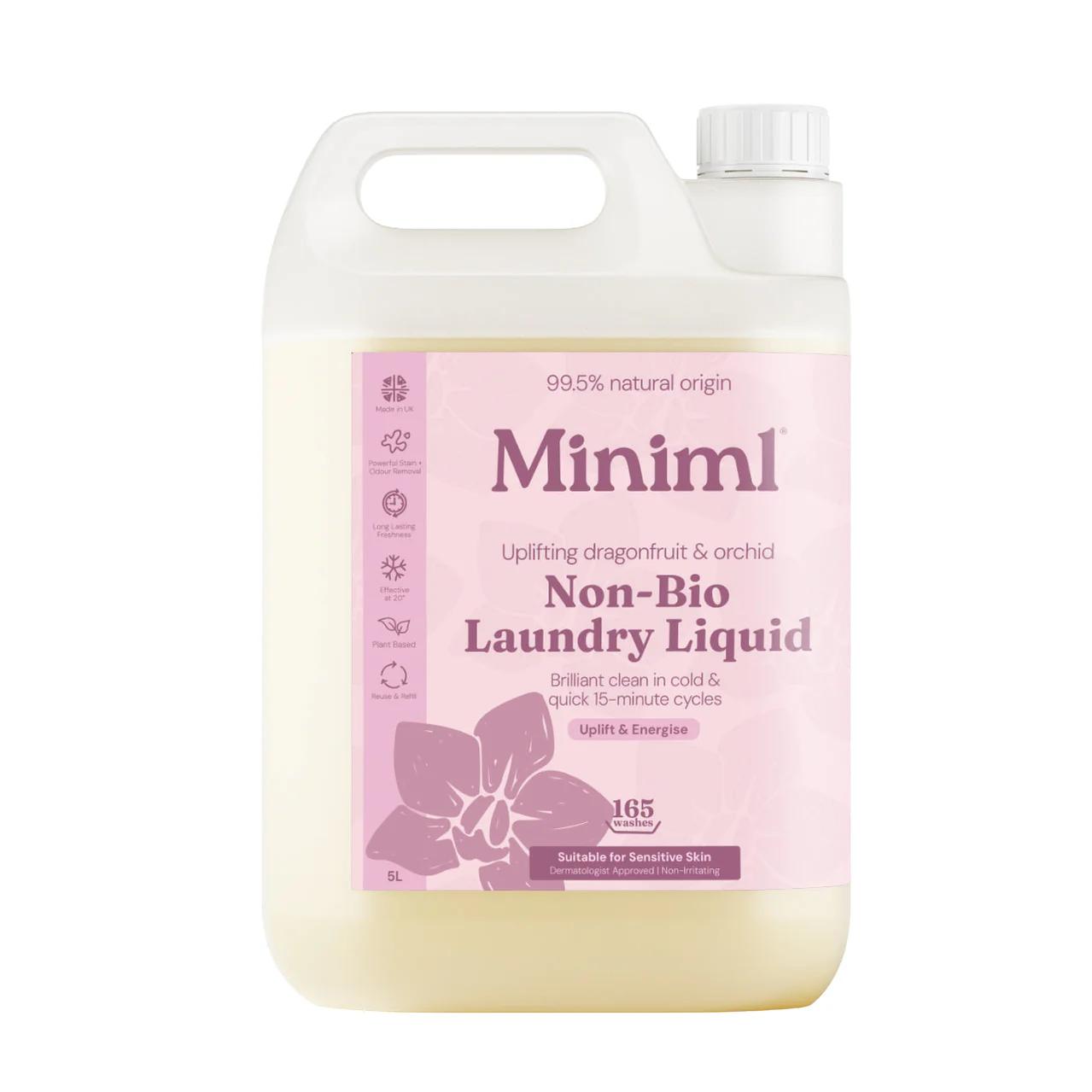 5L Miniml Laundry Liquid: Pink Dragonfruit & Orchid