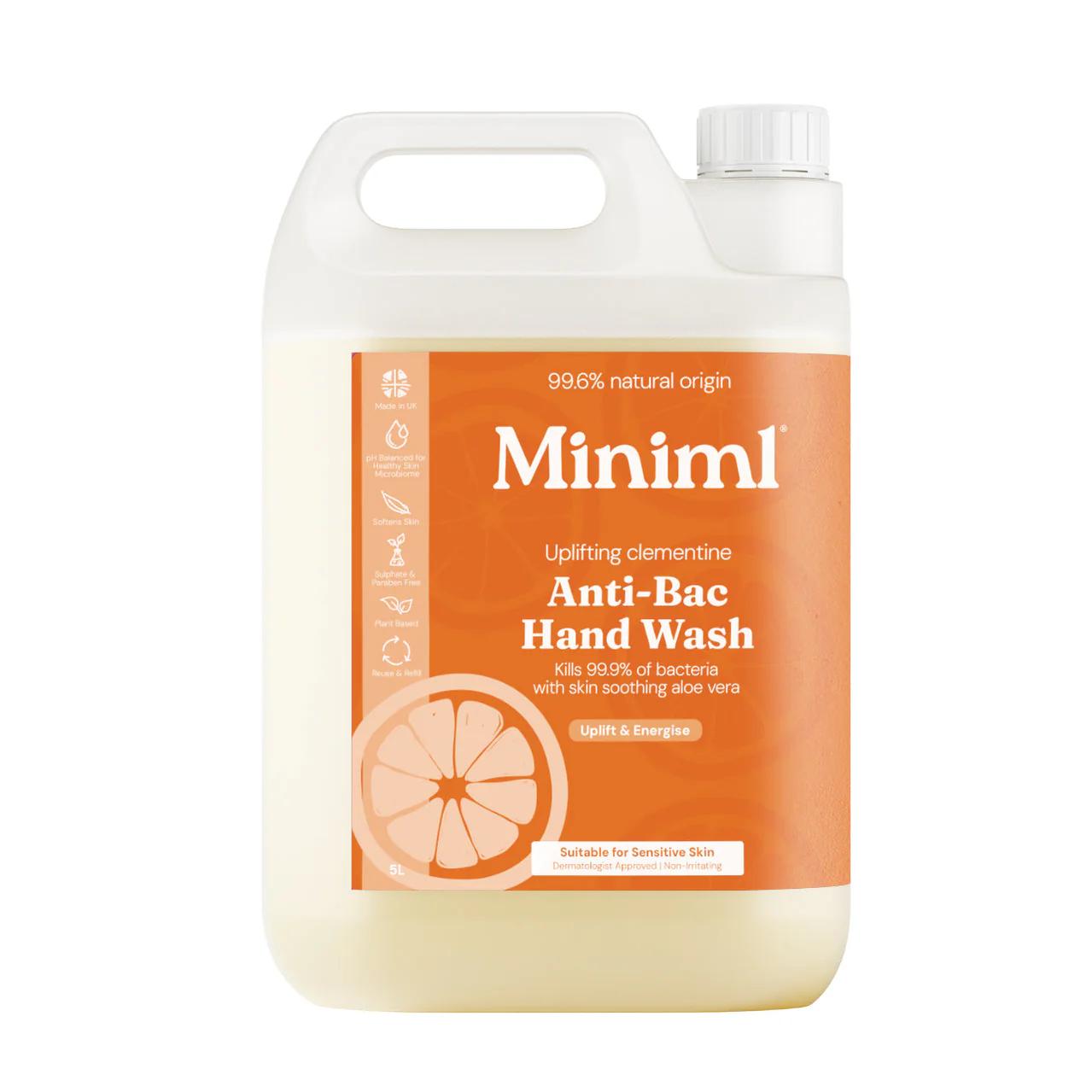 5L Miniml Hand Soap: Sweet Clementine